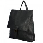 Stylový dámský koženkový kabelko-batoh Octavius, černý