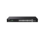 Tenda TEG1128P-24-250W (24xPoE 802.3af/at 10/100/1000Mbps, Uplink 2xRJ45 + 2xSFP) 230W EDF_1049024