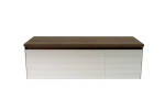Koupelnová skříňka s krycí deskou Naturel Monza 119x30x45 cm ořech mat MONZA120WN MONZA120WN