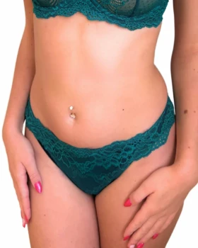 Dámská tanga Pleasure State 37-4053 AQUA