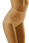 Dámské kalhotky Kaja Beige - Wol-Bar XXL