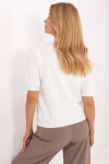Svetr s krátkým rukávem model 216757 Factory Price S/M