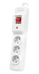 Armac Multi M3 bílá / Přepěťová ochrana / 3 zásuvky / 3 m kabel / 2500 W (M3/30/SZ)