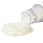 PME Jedlé třpytky White Crystal Bílé 3g