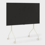 Pedestal Designový stojan na televizi Moon Rollin' Pearl, krémová barva, kov