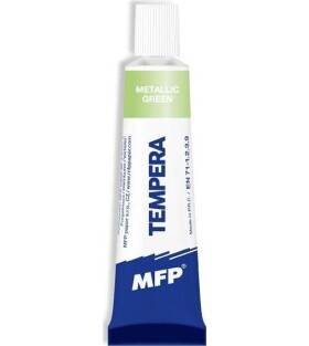 Temperové barvy 12ml METAL zelená