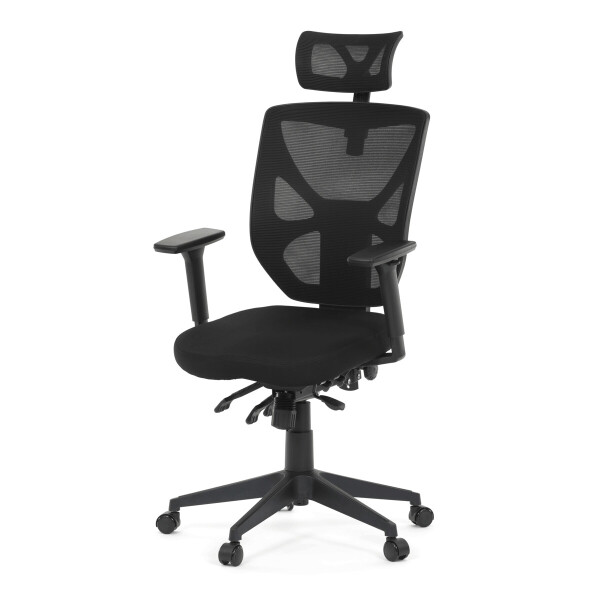 Kancelářská židle, asynchronní mechanismus, černá, KA-Q8250 BK