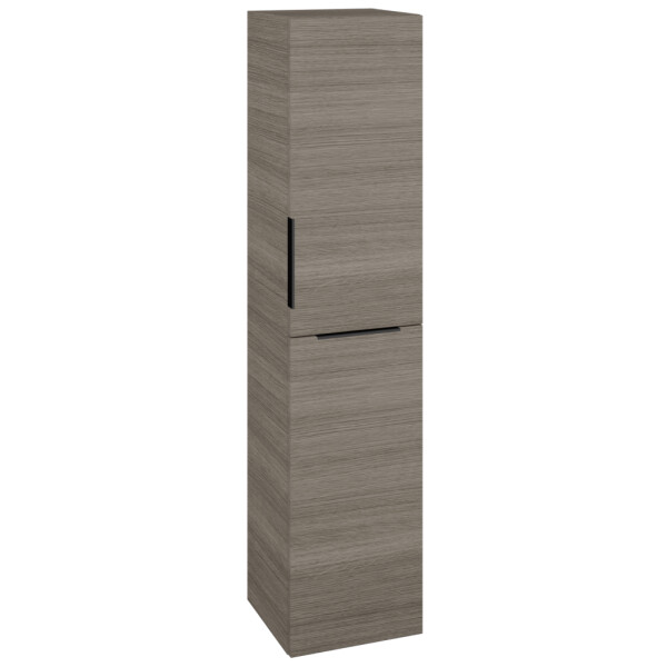 Dřevojas - Vysoká skříň s košem na prádlo DOS SVD2K 35 - D03 Cafe / Úchytka T07 / D03 Cafe / Pravé 210533IP