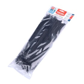 EXTOL PREMIUM 8856258 Pásek stahovací rozepínací, 300 x 7,2mm, černý, nylon PA66, balení 100ks
