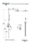 BESCO - Podomítkový sprchový set SLIM ASPIRA II chrom BABPAIICH