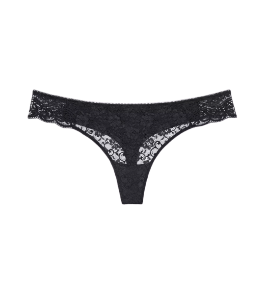 Dámská tanga Amourette Hipster String - BLACK - černé 0004 - TRIUMPH BLACK 44