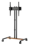 Manhattan mobilní TV stojan na kolečkách / Stojan pro TV / naklápěcí / VESA 200-400 / 34"-55" / 35kg (462068)