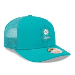 New Era Pánská kšiltovka Miami Dolphins NFL Historic 2025 On-Field Sideline 9SEVENTY Trucker Snapback