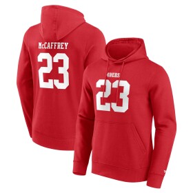 Fanatics Pánská mikina San Francisco 49ers NFL Christian McCaffrey #23 Player Hoodie Velikost: XL