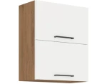 Horní kuchyňská skříňka Vigo, dub lancelot/bílý lesk, šířka 60 cm
