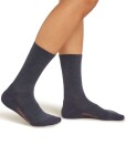 Dámské merino městské ponožky ICEBREAKER Wmns Lifestyle_Light Crew, Graphite/Tang velikost: 35-37 (S)