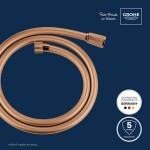 GROHE - Hadice Silverflex sprchová hadice 125 cm, Warm Sunset 28362DA0