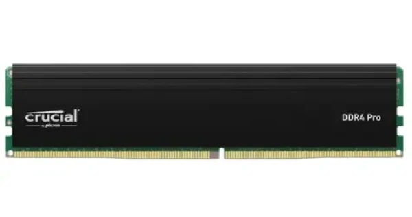 Crucial Pro 16GB (1x16GB) 3200 MHz / DDR4 / DIMM / CL22 / Non-ECC / 1.2V (CP16G4DFRA32A)