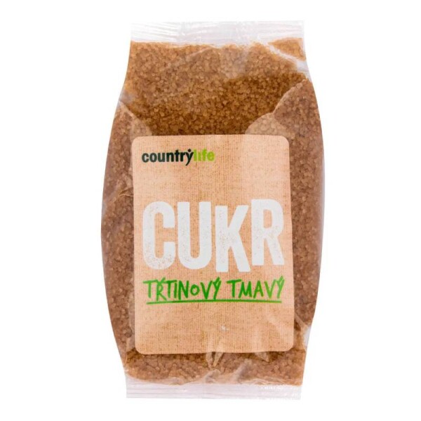 Country Life Třtinový cukr tmavý 500g