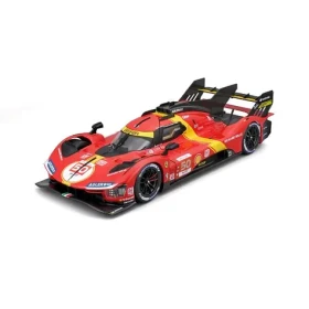 Bburago RACING Ferrari 499P - 24H Le Mans Champion 2024 v dekorativním boxu