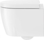 DURAVIT - ME by Starck Závěsné WC, Rimless, HygieneGlaze, matná bílá 253009AC00