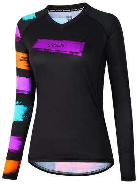 MTB dres CYCOLOGY Wild Horizon, dámský, dlouhý rukáv (Motiv Wild Horizon, velikost XL)