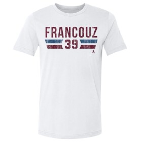 500 Level Pánské tričko Colorado Avalanche Pavel Francouz #39 Colorado Font White Velikost: