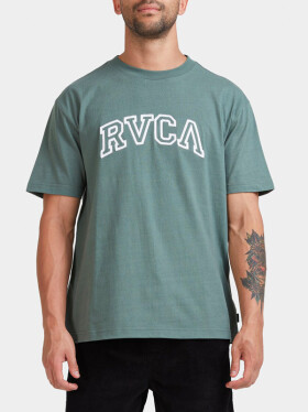 RVCA TEAMSTER BALSAM GREEN pánské tričko s krátkým rukávem - M