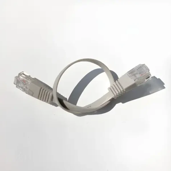 DATACOM Patch kabel UTP CAT6 0,25m šedá / Síťový kabel / Plochý / RJ45 (1439)