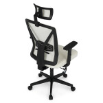 Kancelářská židle, houpací mechanismus, béžová látka, KA-W3137 BG