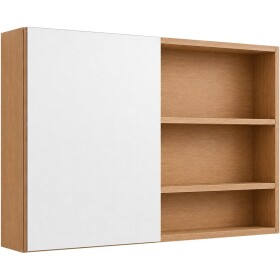 CERANO - Koupelnová zrcadlová skříňka Orea - dub medový - 120x65x15 CER-661939