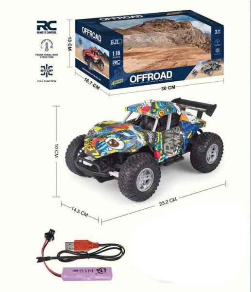 Mamido Terénní auto na dálkové ovládání Buggy 1:16 modré MT1570