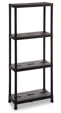 TOOMAX UNIVERSAL PRO 63-4 plastový regál - černá