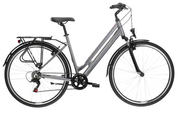 KROSS SENTIO 1.0, rám 18" (S), model 2025, pneu 28", barva grafitová - ZDARMA dopravné, seřízení, odborná montáž a koš na zadní nosič! (Záruka nejlepší ceny! Nakupujte u autorizovaného prodejce!)