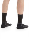 ICEBREAKER Mens Hike Cool-Lite 3Q Crew, Jet Heather/Monsoon velikost: 39-41,5 (S)