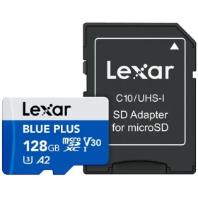 Lexar BLUE PLUS microSDHC/microSDXC 128GB / čtení: 160MBps / UHS-I / V30 (LMSBLPL128G-BNANG)