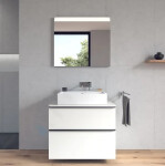 DURAVIT - Vero Air Umyvadlo 600x470 mm, s přepadem, bez otvoru pro baterii, bílá 2350600028