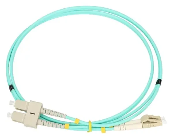 Extralink LC/UPC-SC/UPC / Patchcord / Multimódový / Duplex / OM3 / 3 mm / 1 m (EX.9298)