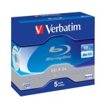 VERBATIM BD-R DL 6x 50 GB 5 kusů / Blu-ray / jewel case (43748)