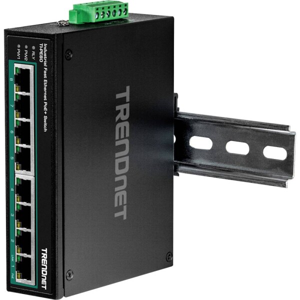 TrendNet 21.22.1440 TI-PE80 průmyslový ethernetový switch 10 / 100 MBit/s