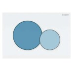 GEBERIT - Sigma01 Ovládání splachování, modrá/bílá 115.770.SX.5