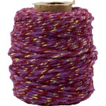 House Doctor Provázek Purple 50 m, fialová barva, textil