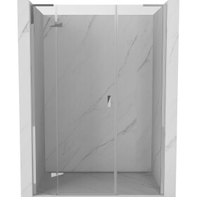 MEXEN/S - Mist-H L sprchové dveře křídlové levé 140, transparent, chrom 8A5L-140-001-01-00-L
