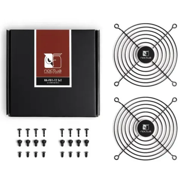Noctua NA-FG1-12 Sx2 (2ks) černá / Mřížka pro ventilátor / 120 mm (NA-FG1-12 SX2)