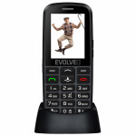 EVOLVEO EasyPhone EG + stojánek černá / 2.4" / SOS / Bluetooth / microSDHC (EP-550-EGB)