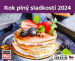 Stolní kalendář Helma Minimax 2024 - Rok plný sladkostí