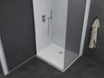 MEXEN/S - Pretoria sprchový kout 100x80, grafit, chrom + sprchová vanička včetně sifonu 852-100-080-01-40-4010
