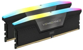 Corsair Vengeance RGB 64GB (2x32GB) 6000MHz černá / DDR5 / PC5-48000 / CL40-50-50-96 / 1.35V (CMH64GX5M2D6000C40)