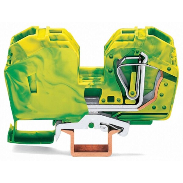 WAGO 285-637 svorka ochranného vodiče 16 mm pružinová svorka osazení: Terre zelená, žlutá 15 ks