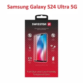 SWISSTEN FULL GLUE COLOR FRAME CASE FRIENDLY sklo pro SAMSUNG S938B GALAXY S25 ULTRA 5G černá (54501872)